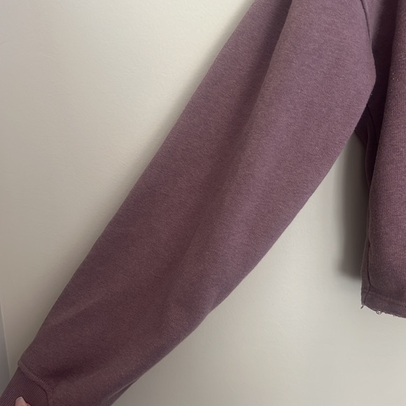 SO Lounge Life Mauve Cropped Sweatshirt | M - Picture 3 of 4